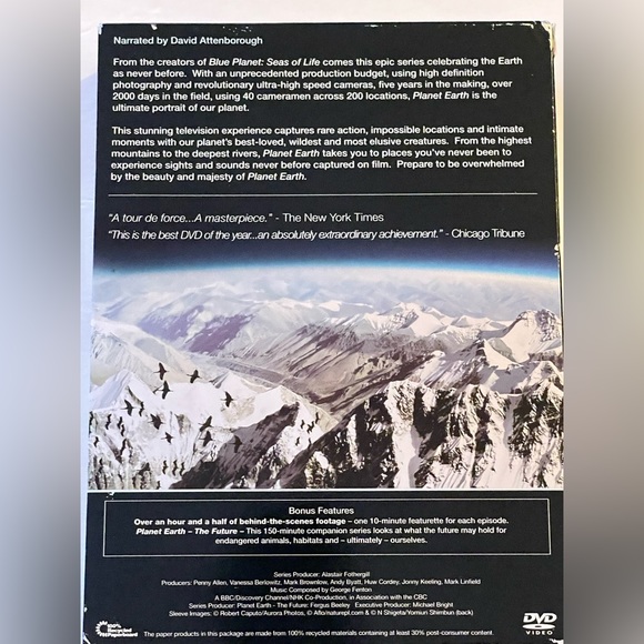 BBC 5 DVD Set | Planet Earth: The Complete BBC Series - Picture 4 of 16